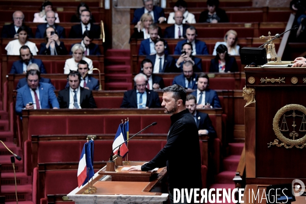 Volodymyr Zelensky à Assemblée nationale