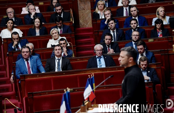 Volodymyr Zelensky à Assemblée nationale