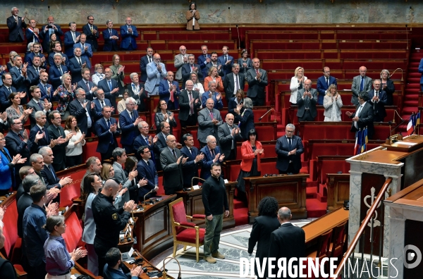 Volodymyr Zelensky à Assemblée nationale