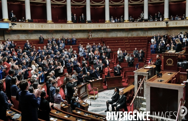 Volodymyr Zelensky à Assemblée nationale