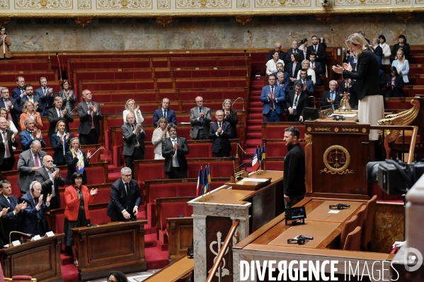 Volodymyr Zelensky à Assemblée nationale