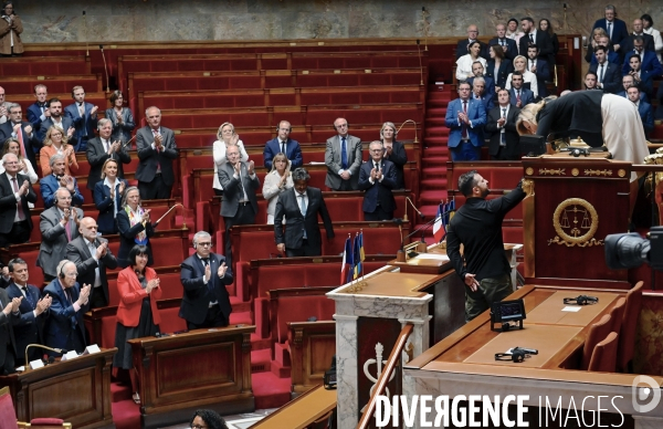 Volodymyr Zelensky à Assemblée nationale