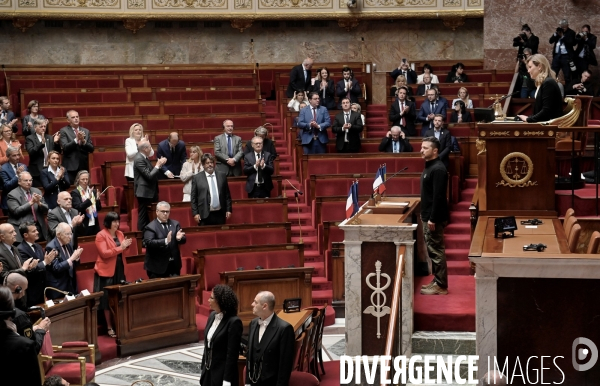 Volodymyr Zelensky à Assemblée nationale