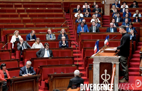 Volodymyr Zelensky à Assemblée nationale