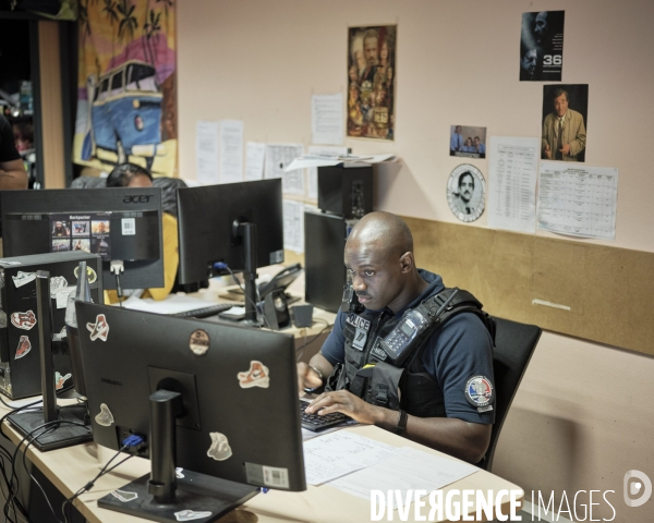 Commissariat de police Hebert,  rédaction d’un procès-verbal