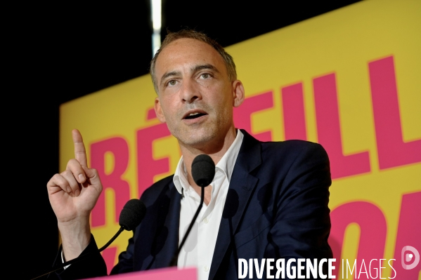 Elections européennes / Soirée électorale de Raphael Glucksmann