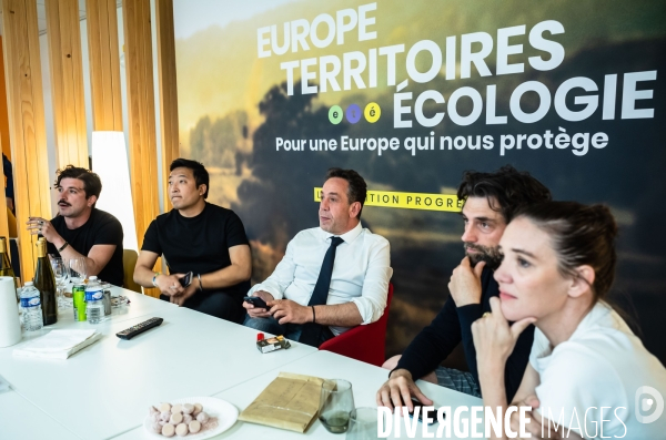 Soirée électorale avec Europe territoires écologie.