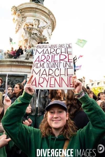 La jeunesse en colère face à l avancée du Rassemblement National aux élections européennes.