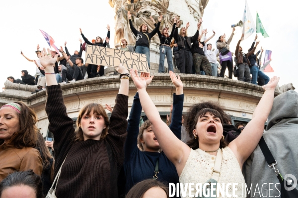 La jeunesse en colère face à l avancée du Rassemblement National aux élections européennes.