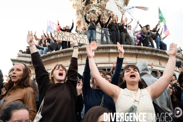 La jeunesse en colère face à l avancée du Rassemblement National aux élections européennes.