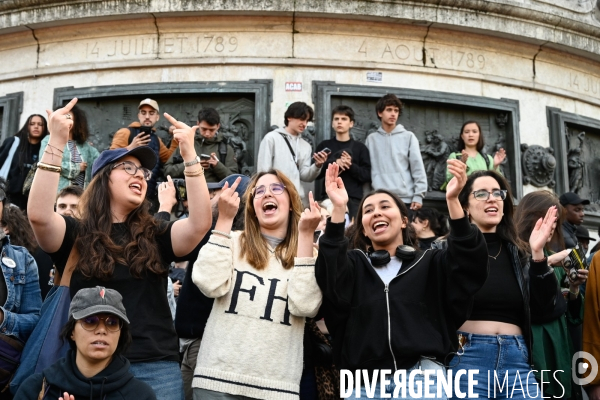 La jeunesse en colère face à l avancée du Rassemblement National aux élections européennes.