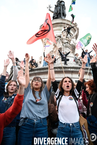 La jeunesse en colère face à l avancée du Rassemblement National aux élections européennes.