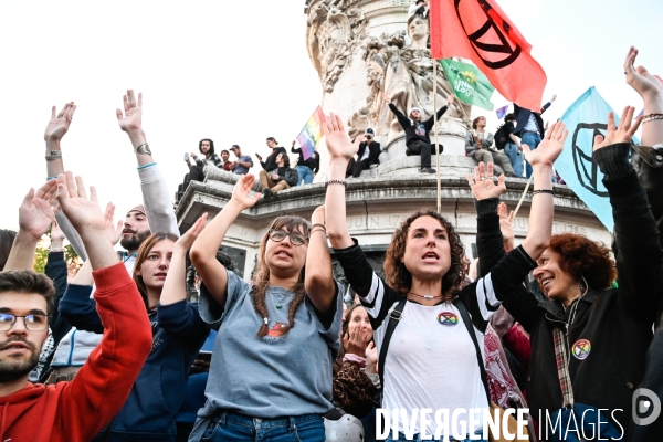 La jeunesse en colère face à l avancée du Rassemblement National aux élections européennes.