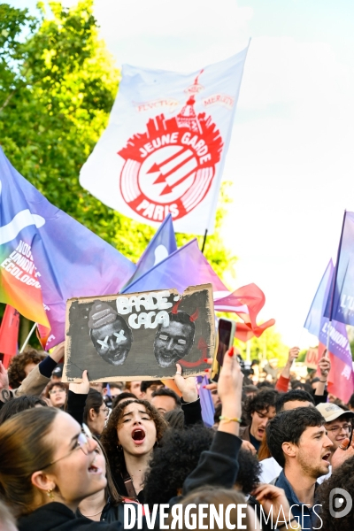La jeunesse en colère face à l avancée du Rassemblement National aux élections européennes.