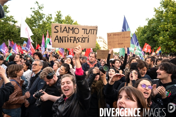 La jeunesse en colère face à l avancée du Rassemblement National aux élections européennes.