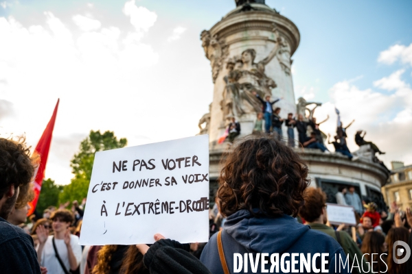 La jeunesse en colère face à l avancée du Rassemblement National aux élections européennes.