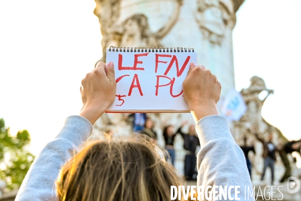 La jeunesse en colère face à l avancée du Rassemblement National aux élections européennes.