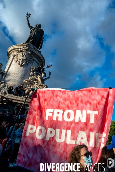 La jeunesse en colère face à l avancée du Rassemblement National aux élections européennes.