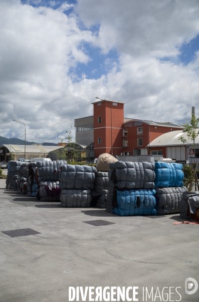 Recyclage de tissu à Prato