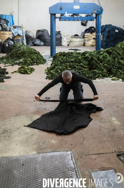 Recyclage de tissu à Prato