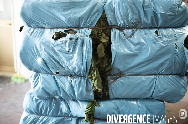 Recyclage de tissu à Prato