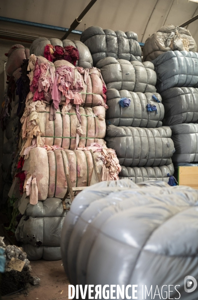 Recyclage de tissu à Prato