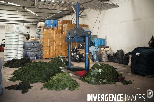 Recyclage de tissu à Prato