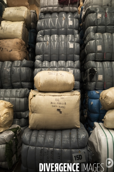 Recyclage de tissu à Prato