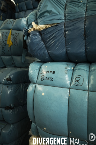 Recyclage de tissu à Prato