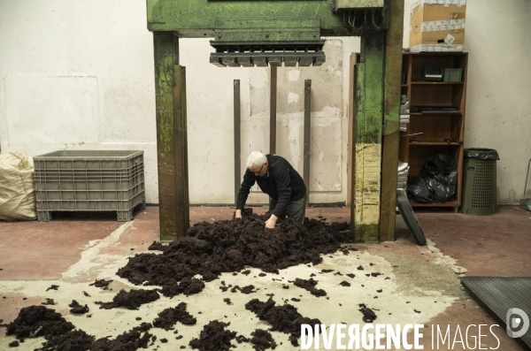 Recyclage de tissu à Prato
