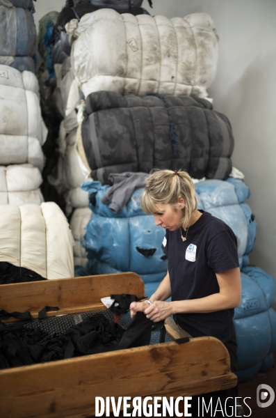 Recyclage de tissu à Prato