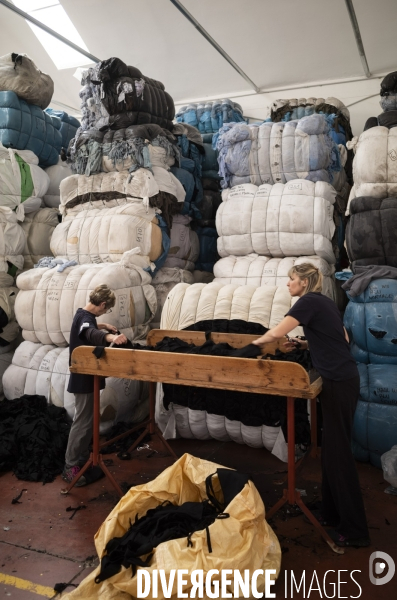 Recyclage de tissu à Prato