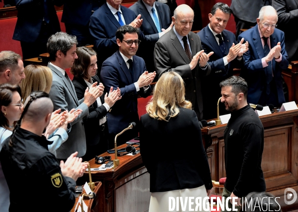Volodymyr Zelensky à Assemblée nationale