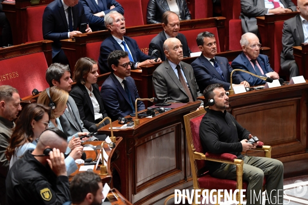 Volodymyr Zelensky à Assemblée nationale