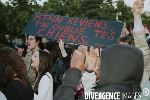 La jeunesse  emmerde  le Rassemblement National