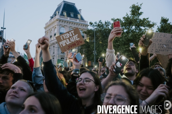 La jeunesse  emmerde  le Rassemblement National