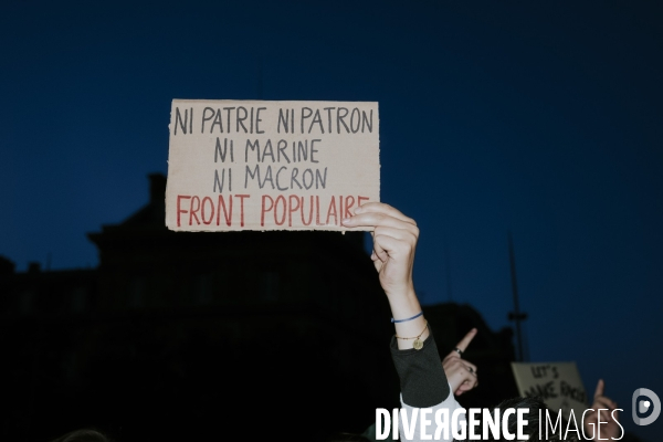La jeunesse  emmerde  le Rassemblement National