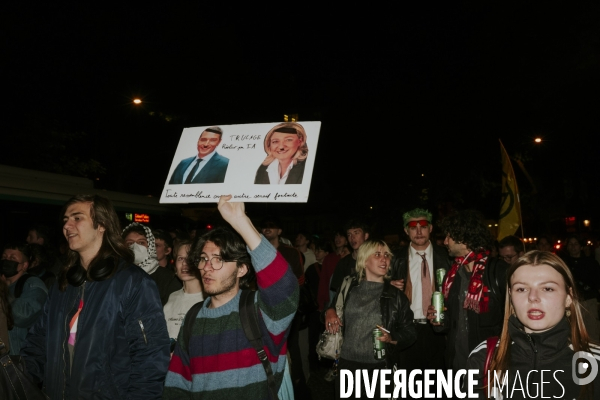 La jeunesse  emmerde  le Rassemblement National