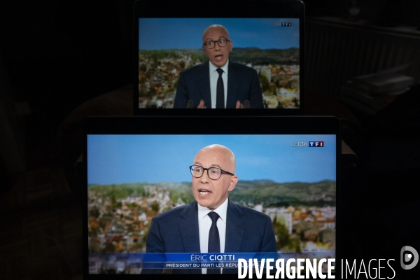 Eric Ciotti sur TF1