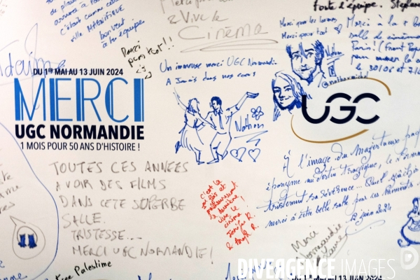 Après 87 ans de cinéma, clap de fin pour la mythique salle UGC Normandie sur les Champs Elysées