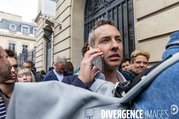 Conférence de presse du Nouveau Front populaire à la Maison de la Chimie