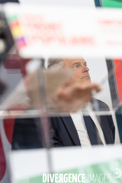 Conférence de presse du Nouveau Front populaire à la Maison de la Chimie