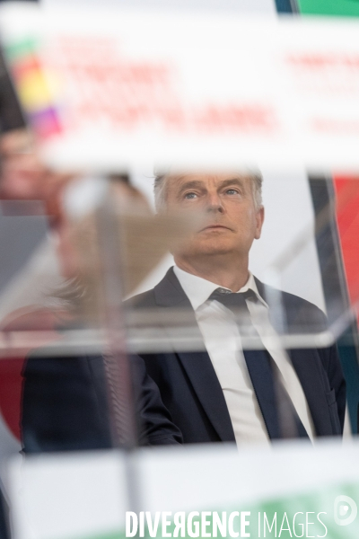 Conférence de presse du Nouveau Front populaire à la Maison de la Chimie