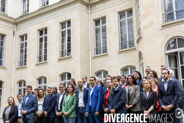 Conférence de presse du Nouveau Front populaire à la Maison de la Chimie