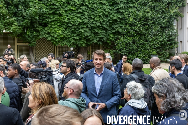 Conférence de presse du Nouveau Front populaire à la Maison de la Chimie