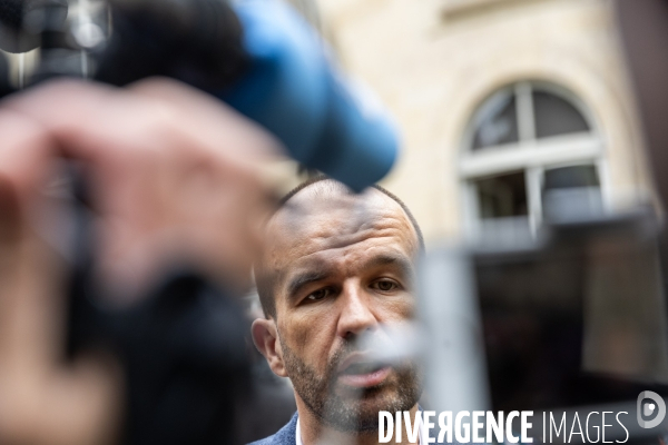 Conférence de presse du Nouveau Front populaire à la Maison de la Chimie