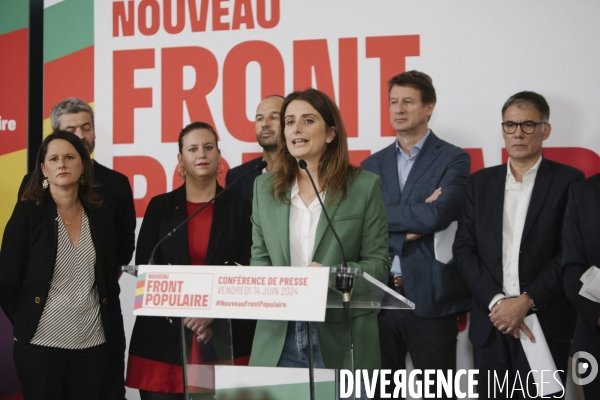 Conférence de presse du Nouveau Front Populaire