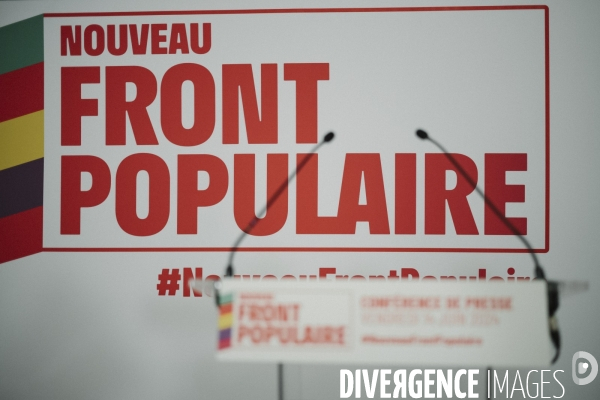 Conférence de presse du Nouveau Front Populaire