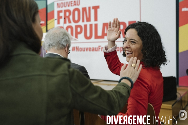 Conférence de presse du Nouveau Front Populaire