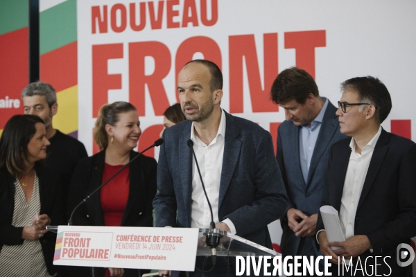 Conférence de presse du Nouveau Front Populaire